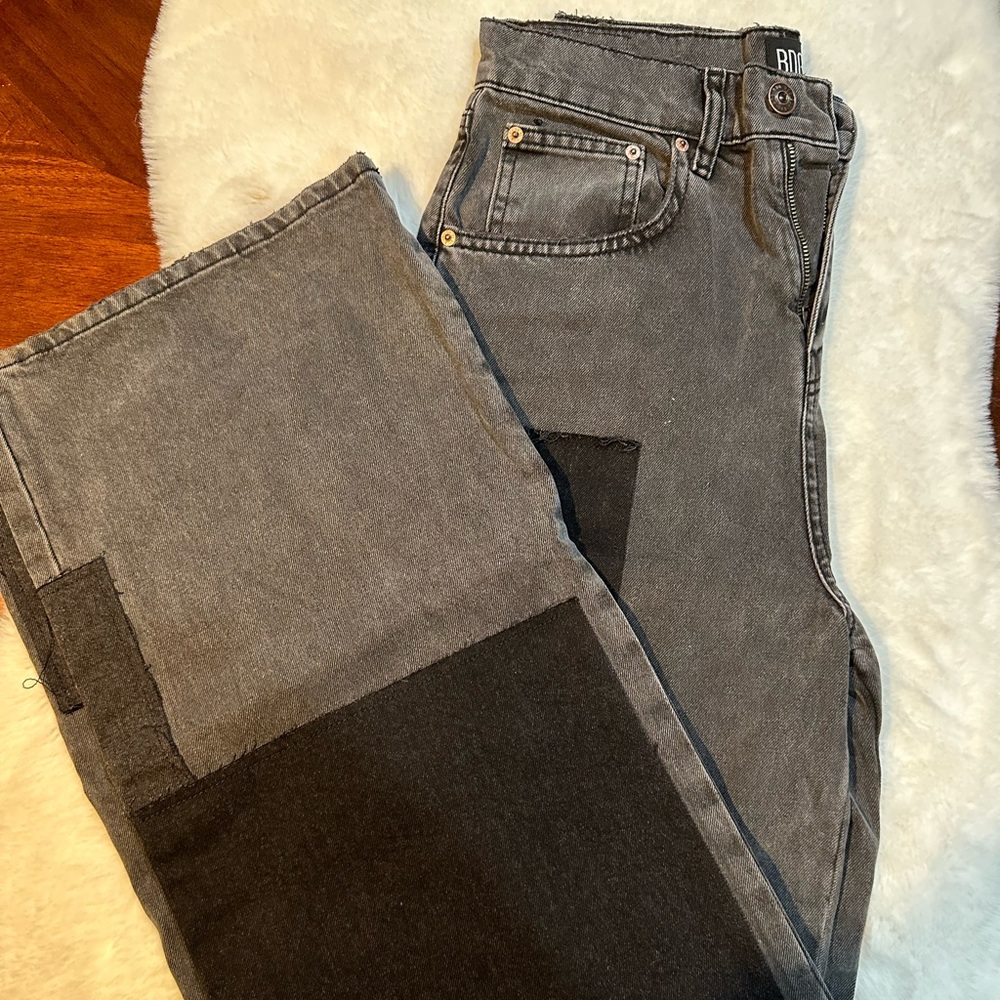 BDG Black Patchwork Jeans, Urban Outfitters